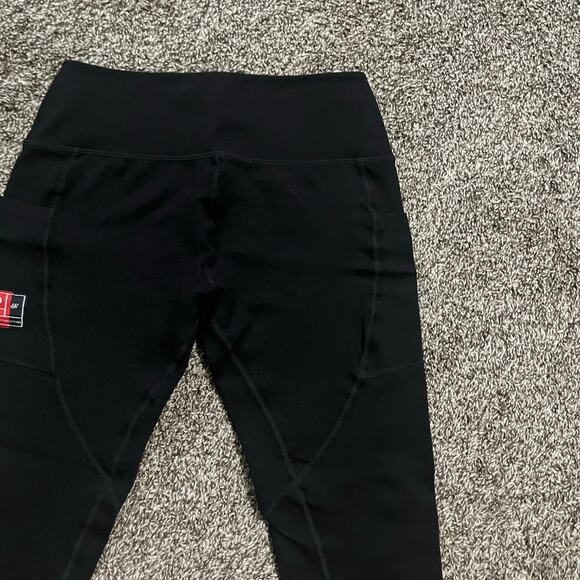 ATWYLD Women’s Motorcycle Leggings Large Black Stretch Biker Moto USA - Picture 9 of 11